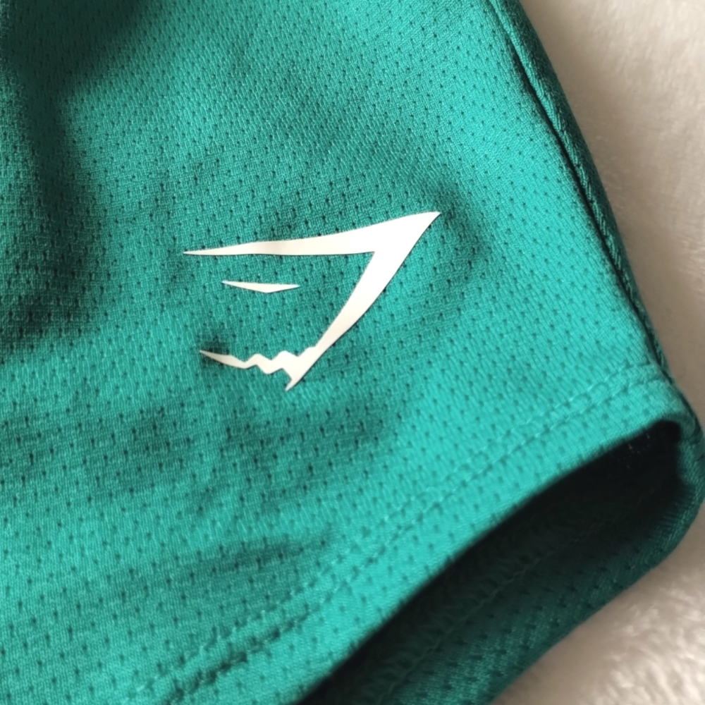 Gymshark Training Mesh Shorts Green Large